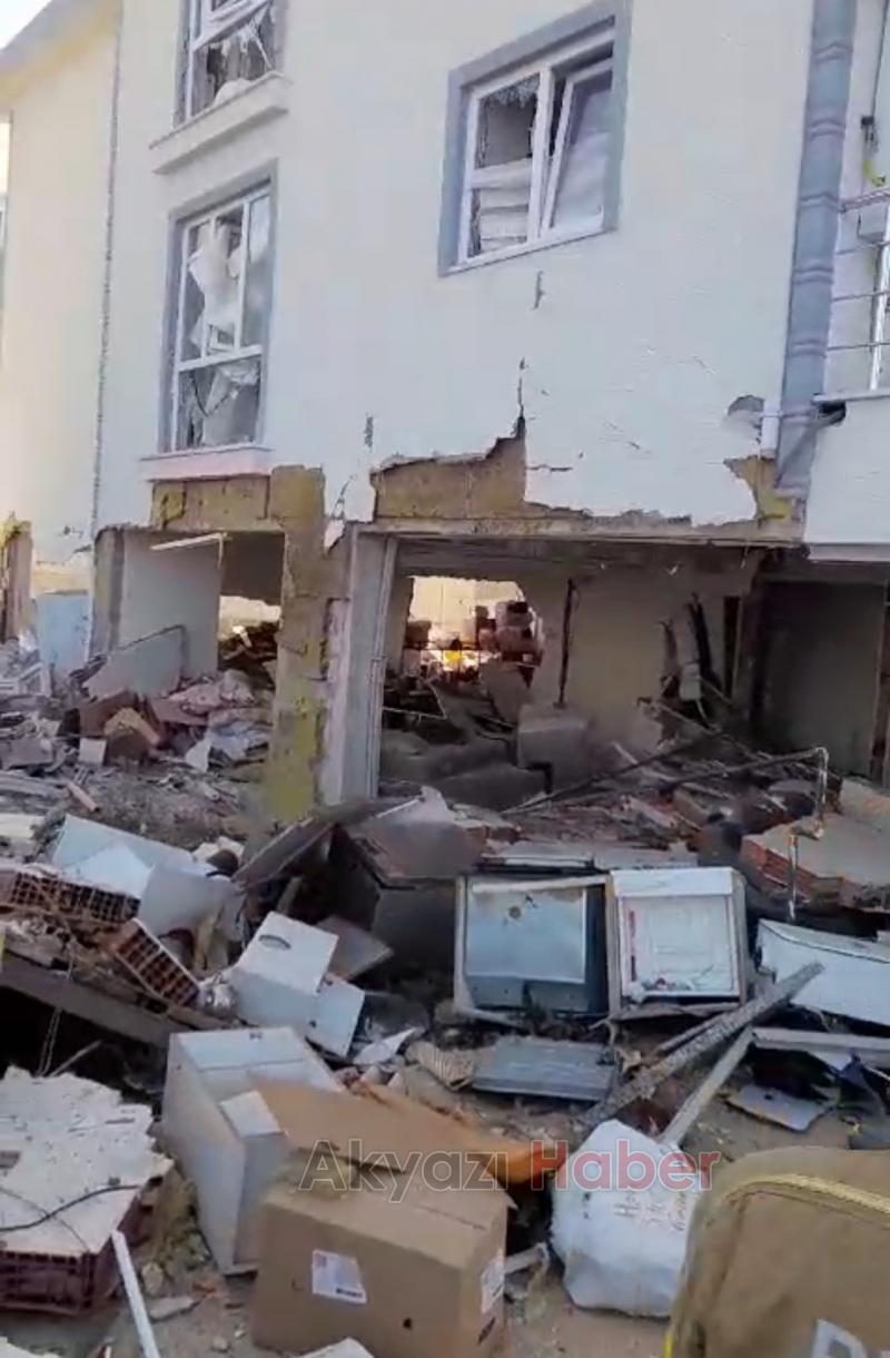 Ev sahibine kızdı apartmanı havaya uçurdu