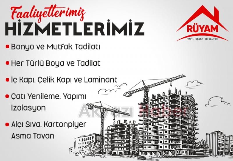 Kalite ve Güvenin Adı: Rüyam Yapı İnşaat!