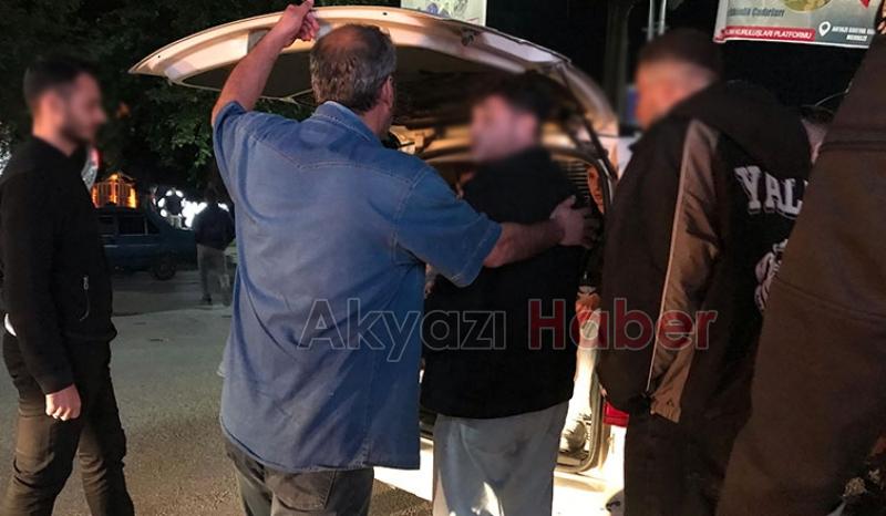 Gençlerin kavgasını büyümeden polis önledi