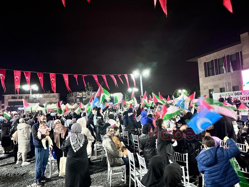 Akyazı Filistin ve Gazze için 3 gün ayaktaydı