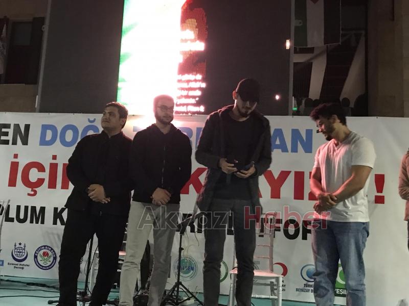 Akyazı Filistin ve Gazze için 3 gün ayaktaydı