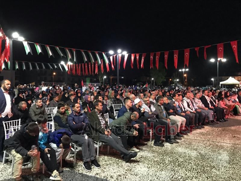 Akyazı Filistin ve Gazze için 3 gün ayaktaydı