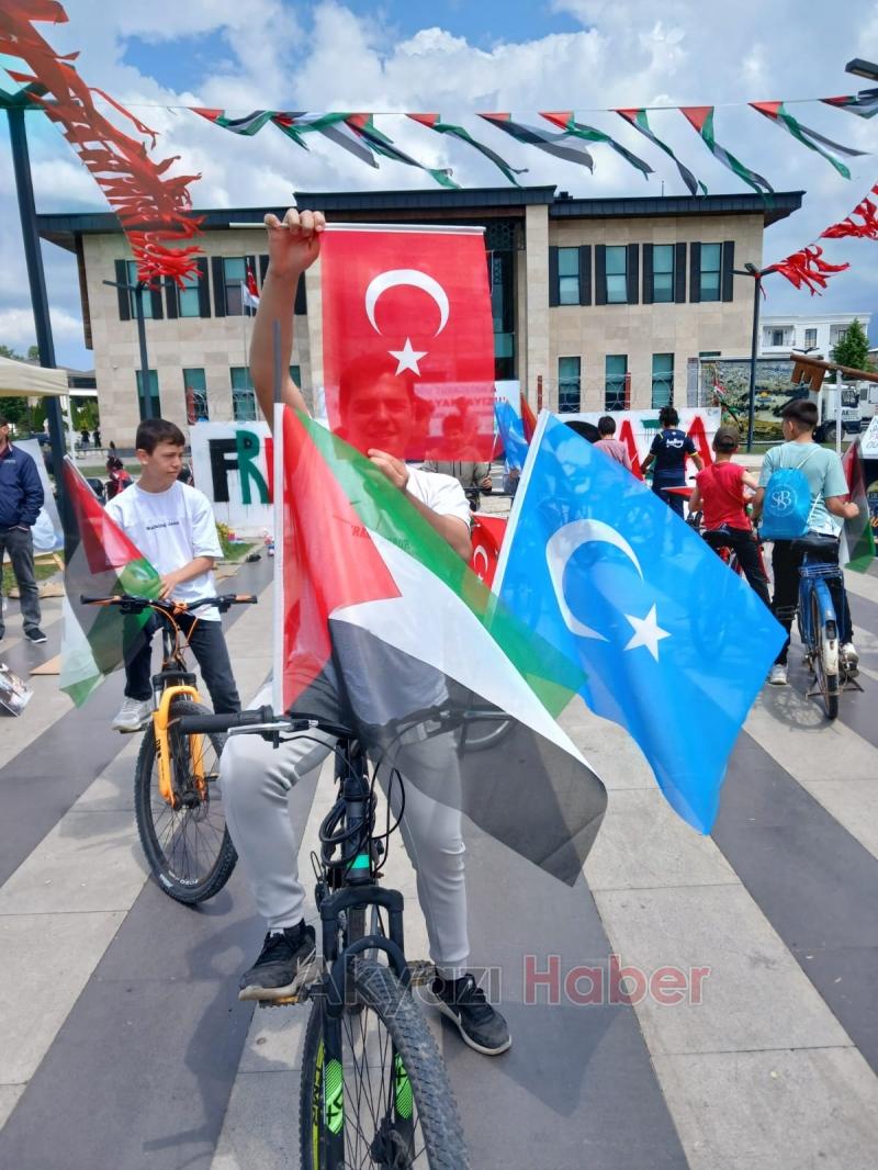Akyazı Filistin ve Gazze için 3 gün ayaktaydı
