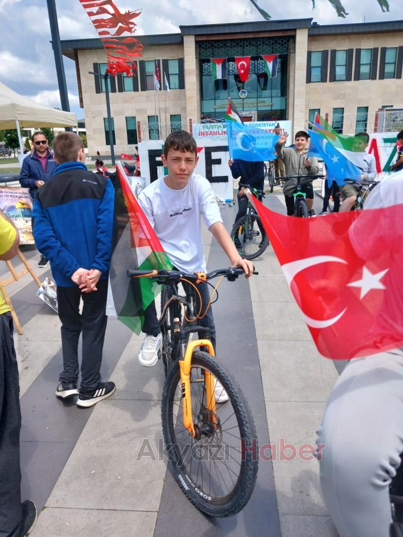 Akyazı Filistin ve Gazze için 3 gün ayaktaydı