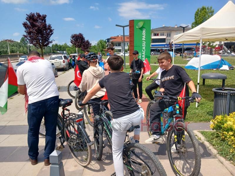 Akyazı Filistin ve Gazze için 3 gün ayaktaydı