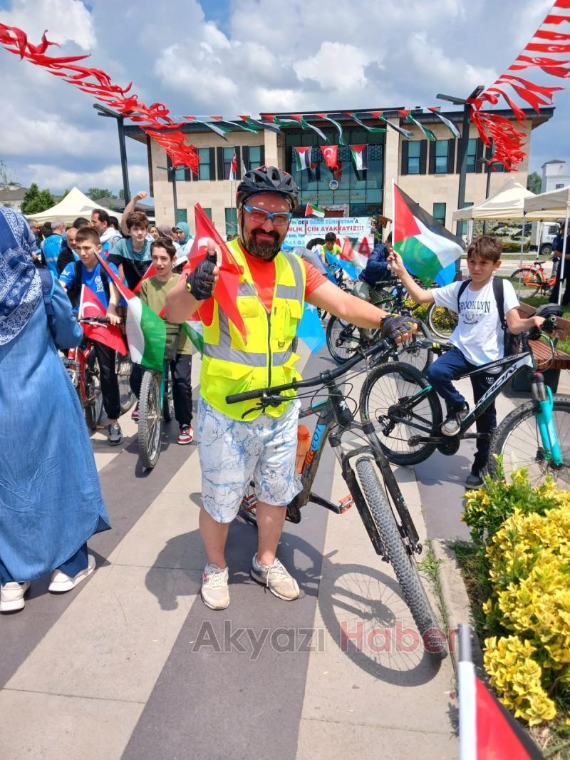 Akyazı Filistin ve Gazze için 3 gün ayaktaydı