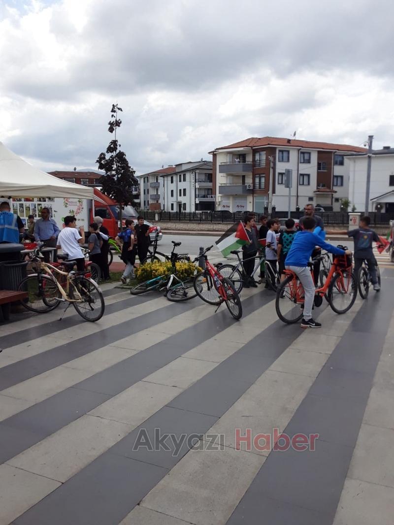 Akyazı Filistin ve Gazze için 3 gün ayaktaydı