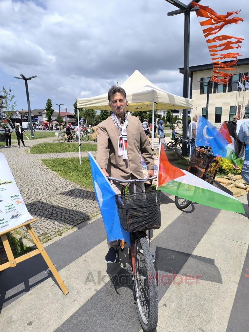 Akyazı Filistin ve Gazze için 3 gün ayaktaydı