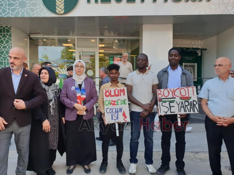 Akyazı da Gazze Nöbeti Bu Haftada Sürdü