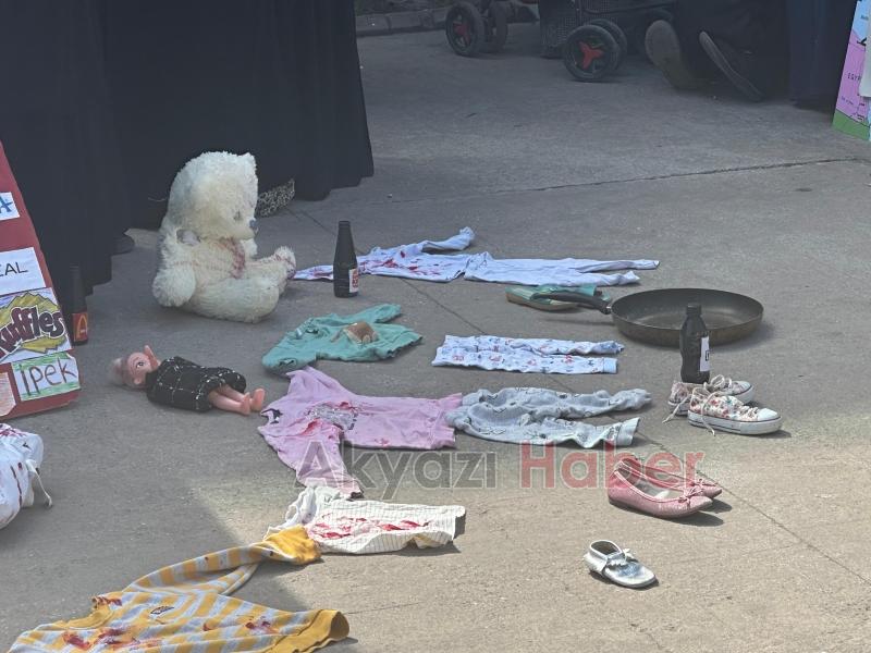 Akyazı da Gazze Nöbeti Bu Haftada Sürdü