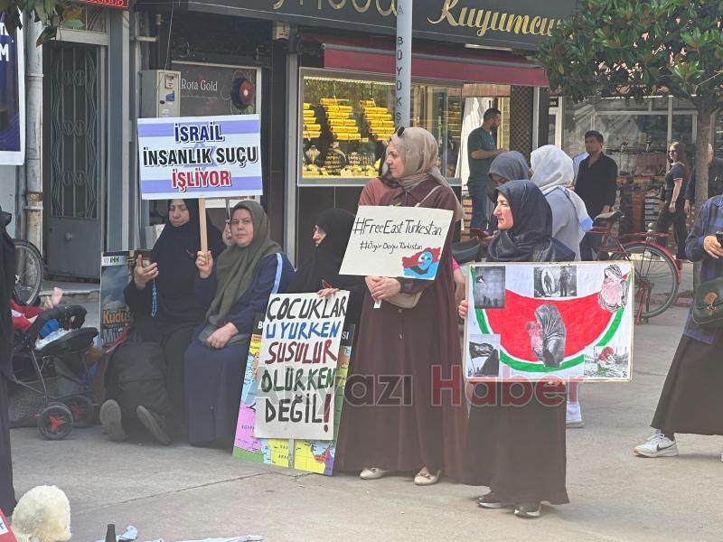 Akyazı da Gazze Nöbeti Bu Haftada Sürdü