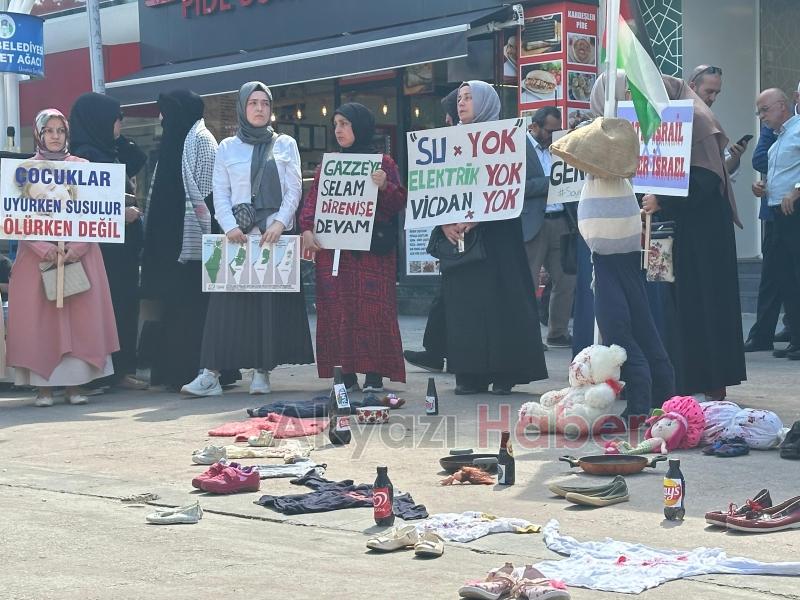 Akyazı da Gazze Nöbeti Bu Haftada Sürdü