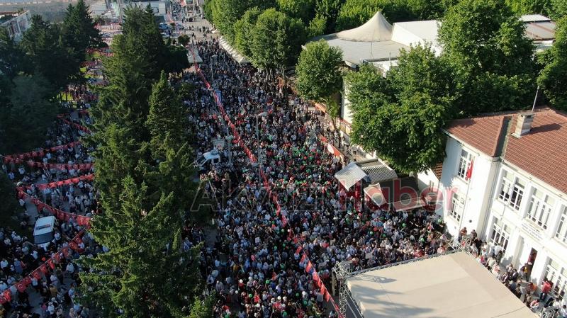 Sakarya'da büyük Filistin yürüyüşü
