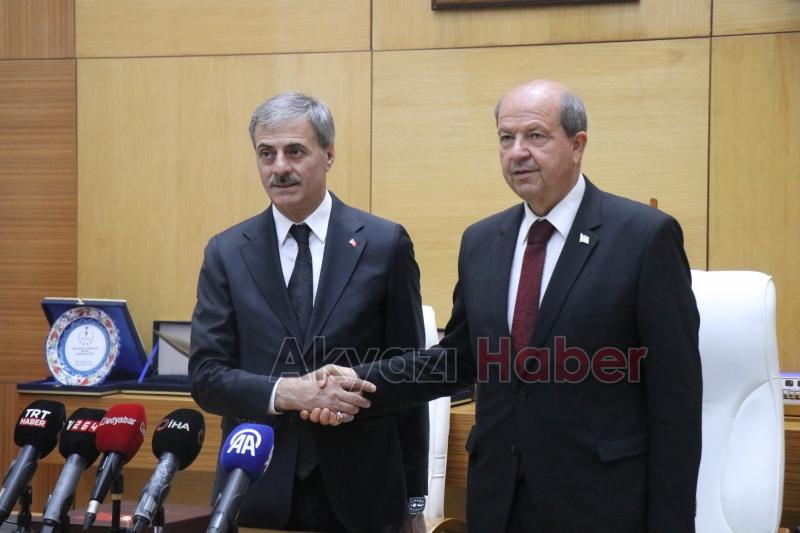 KKTC Cumhurbaşkanı Tatar Sakarya'ya geldi