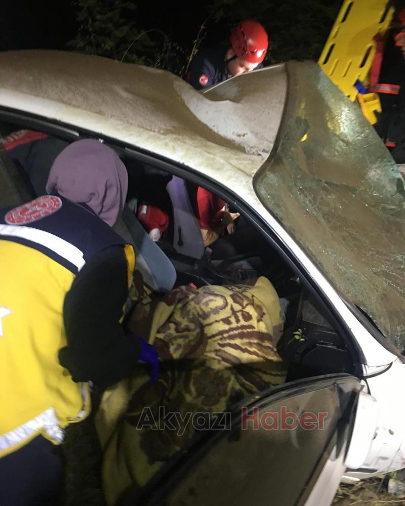 Karasu'da kaza 1 ölü, 1 yaralı