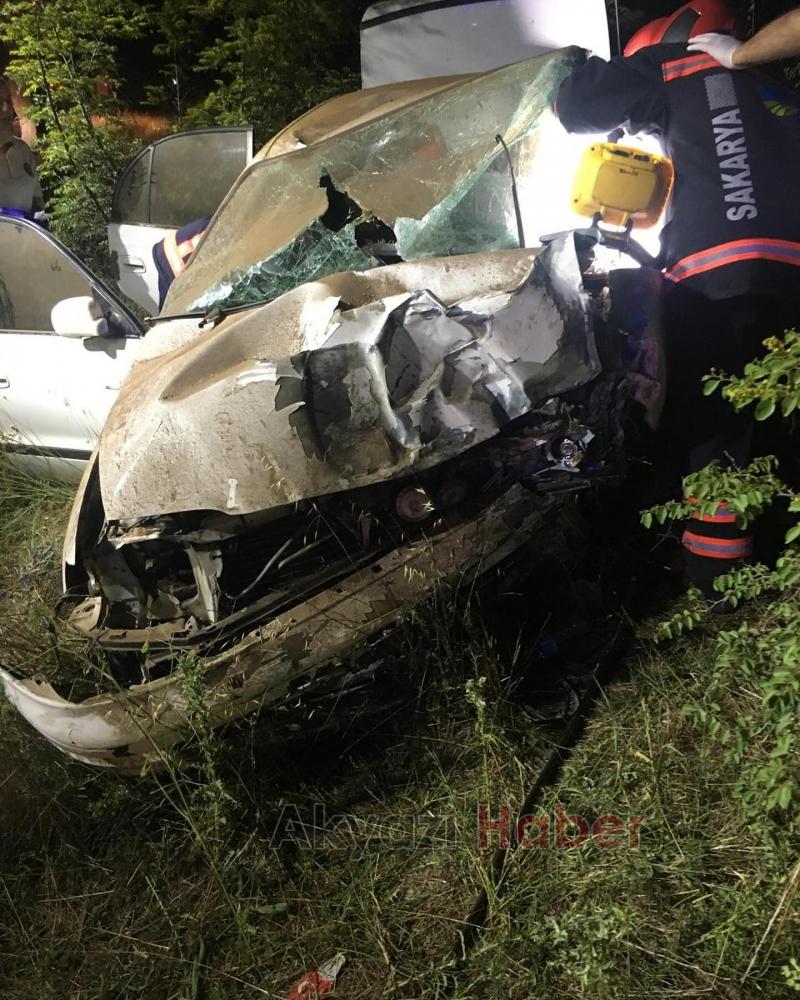 Karasu'da kaza 1 ölü, 1 yaralı