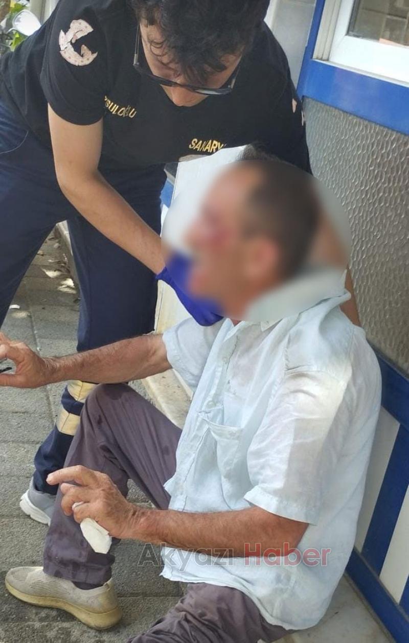 Seyir halindeyken motosikletten düştü yaralandı 