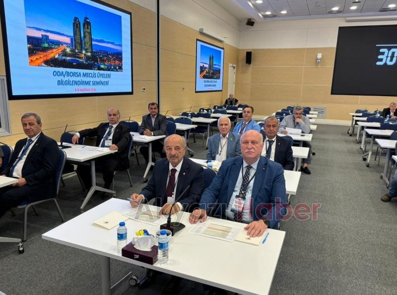 ATSO ve ATB Meclis Üyeleri TOBB'un seminerine katıldı