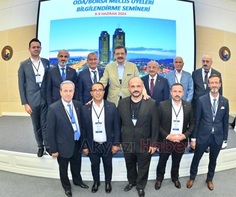 ATSO ve ATB Meclis Üyeleri TOBB'un seminerine katıldı
