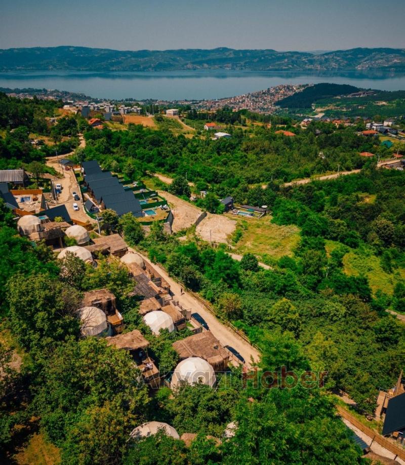 Sapanca'ya tatilci akını; Bungalovlar doldu!