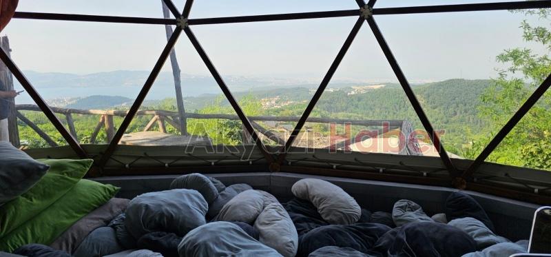 Sapanca'ya tatilci akını; Bungalovlar doldu!