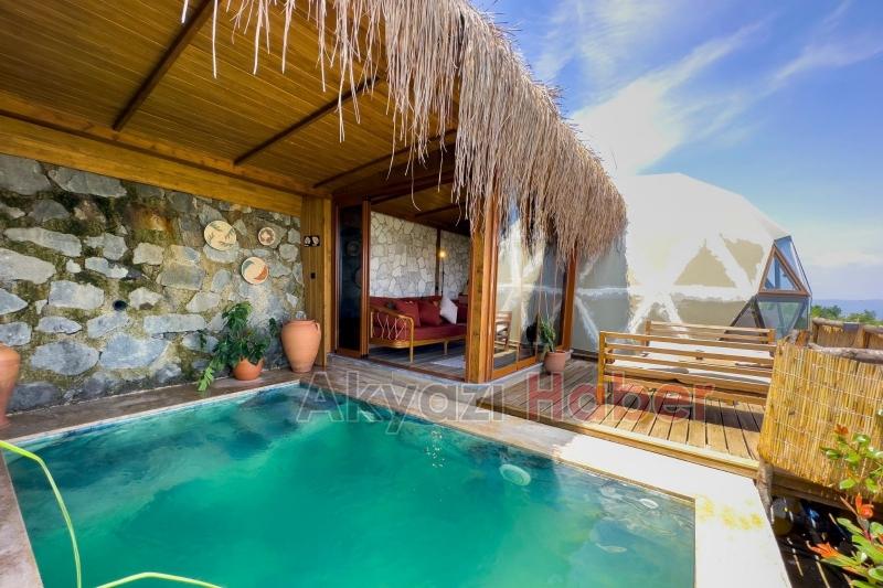 Sapanca'ya tatilci akını; Bungalovlar doldu!