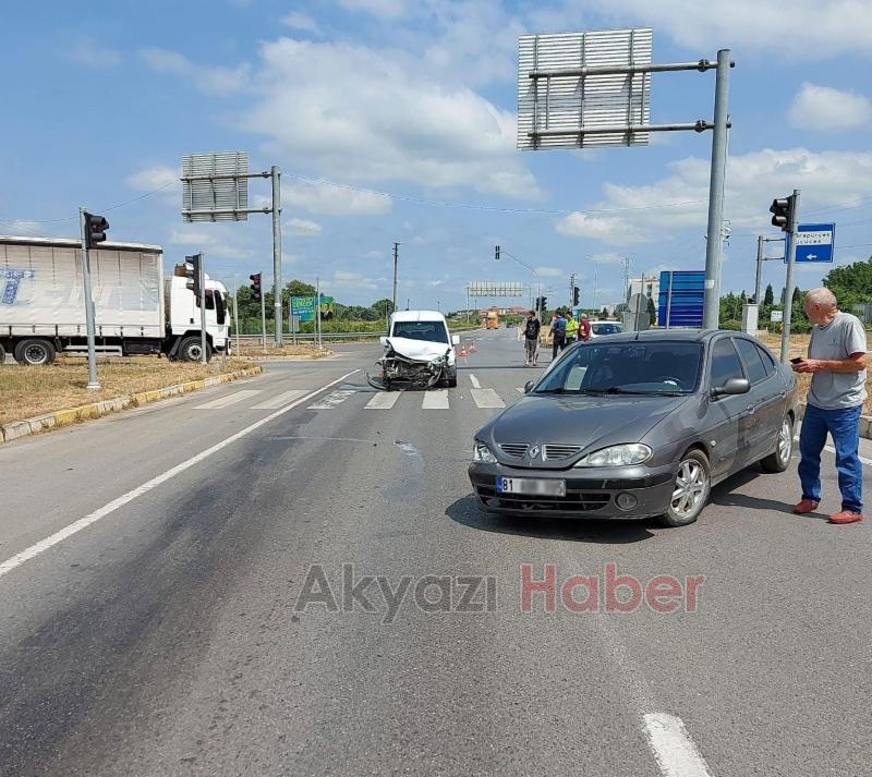 Ölüm Kavşağı'nda bir kaza daha 1 yaralı 
