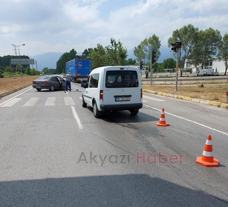 Ölüm Kavşağı'nda bir kaza daha 1 yaralı 