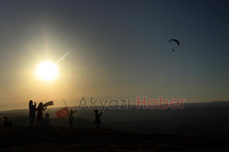 Kırantepe yamaç paraşütçülerinin gözdesi oldu