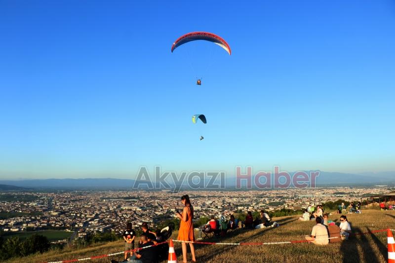 Kırantepe yamaç paraşütçülerinin gözdesi oldu