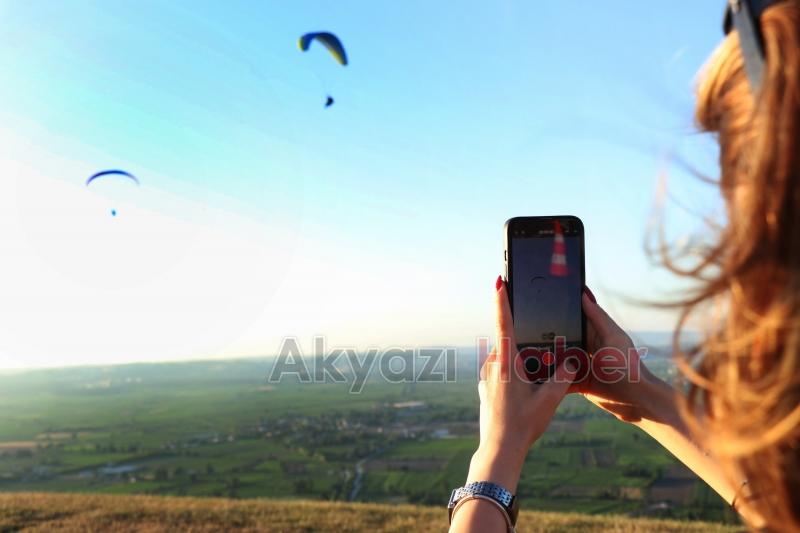 Kırantepe yamaç paraşütçülerinin gözdesi oldu