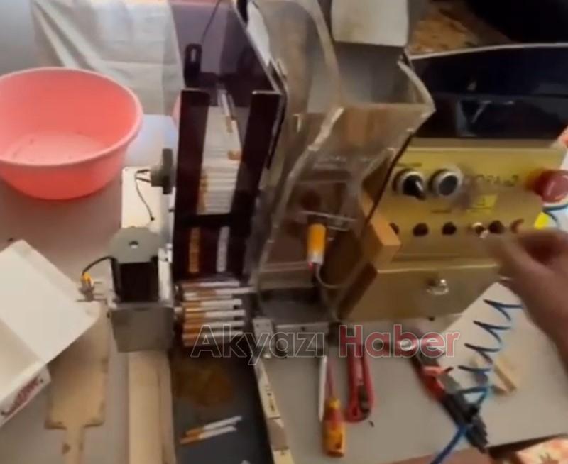 Jandarmadan kaçak sigara operasyonu