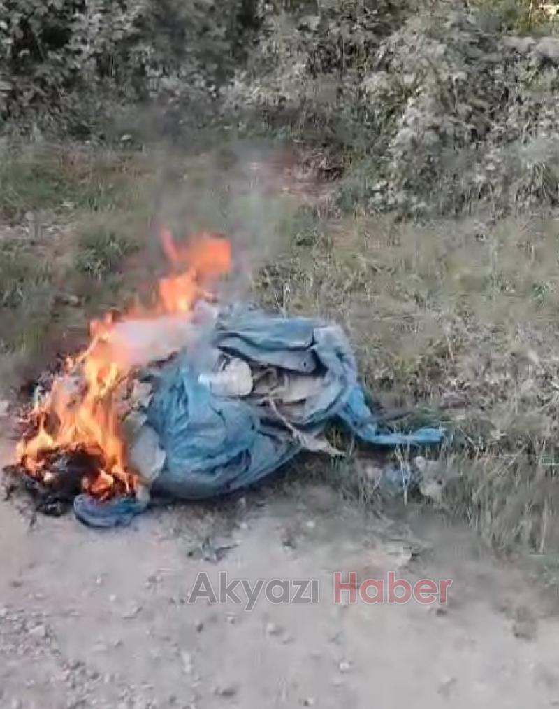 Yaylada çöpleri ormana atanlara büyük tepki