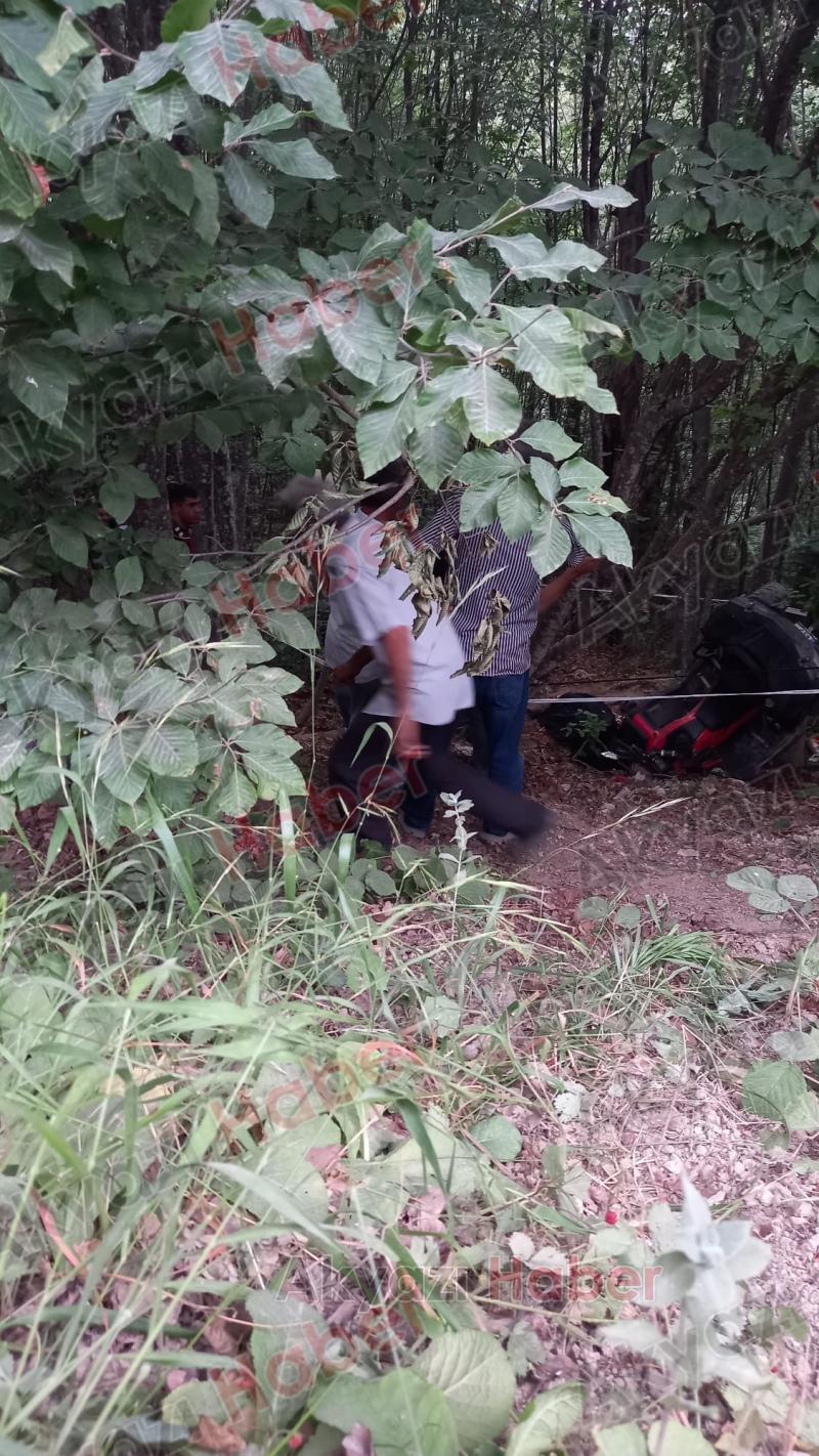 Akyazı Acelle Yaylası'nda ATV aracıyla kaza yapan kadın hayatını kaybetti. 