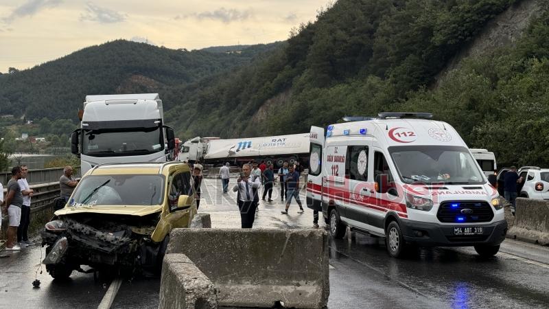 D-650'de feci kaza: 1 ölü, 6 yaralı