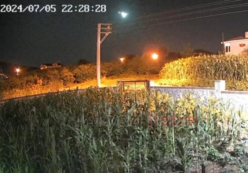 Göktaşı güvenlik kamerasında