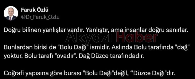 Düzce ile Bolu arasında 'dağ' kavgası başladı