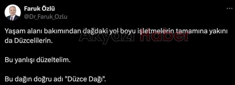 Düzce ile Bolu arasında 'dağ' kavgası başladı