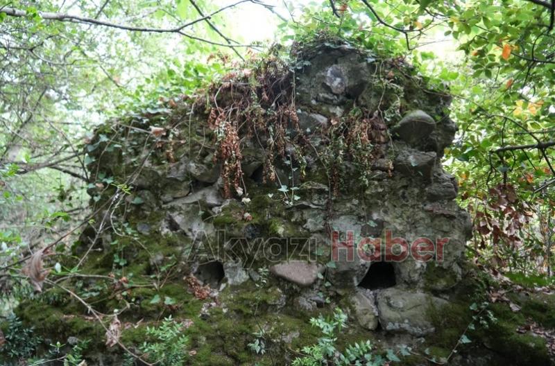 O kaleden geriye kalıntılar kaldı