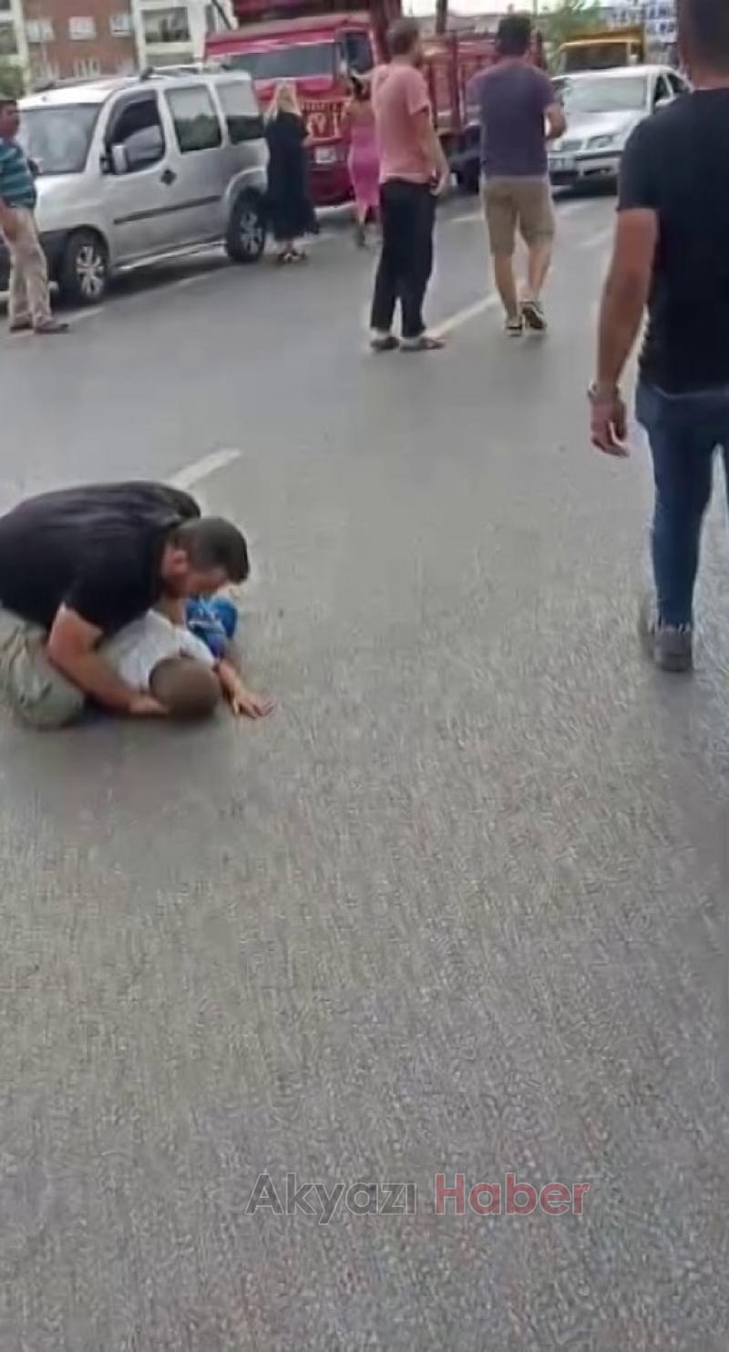 Yaya Geçidinde Feci Kaza Kamerada