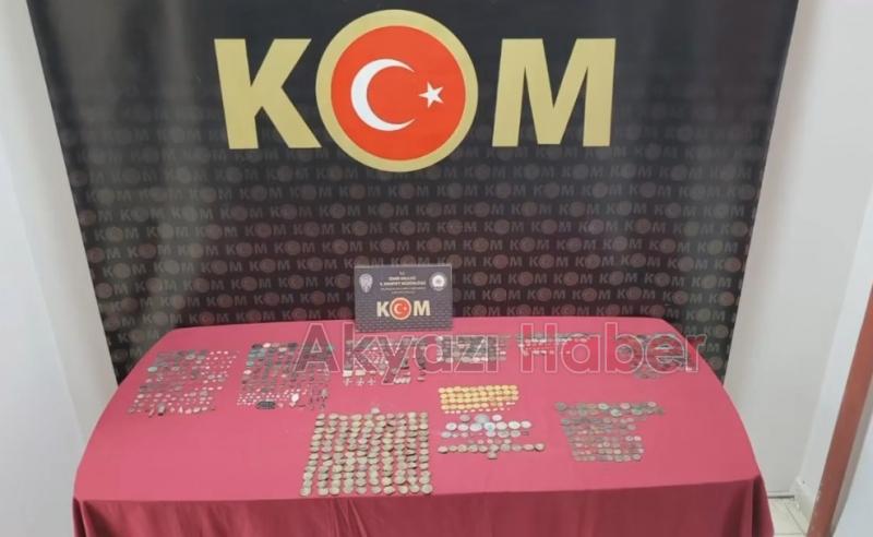 Tarihi eser kaçakçılığı operasyonu Sakarya'ya uzandı