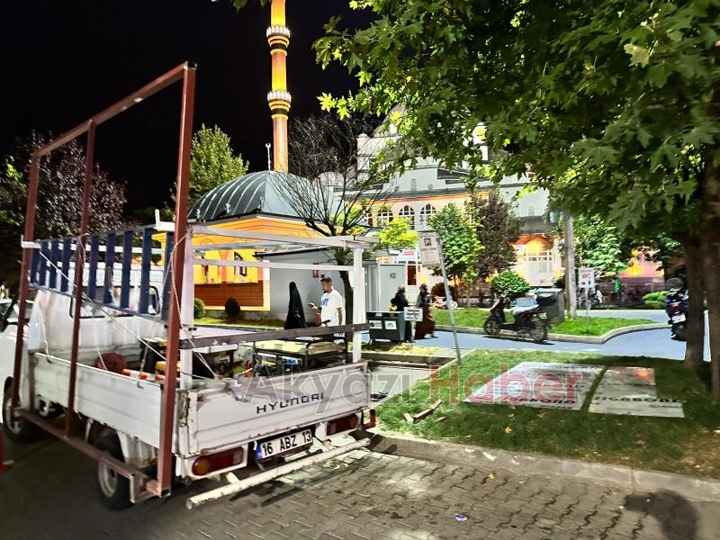 Akyazı Gazi Süleyman Paşa Camii önüne banka ATMsi