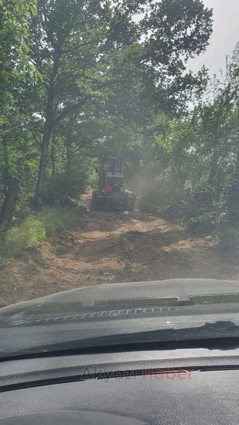 Kuzuluk'ta bahçe ve tarla yolları asfaltlanıyor