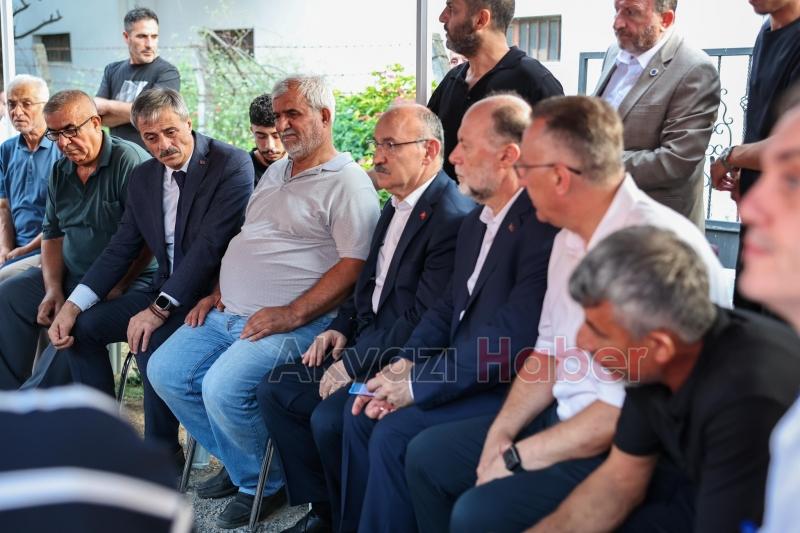 Şehit ailesinin acısını paylaştılar