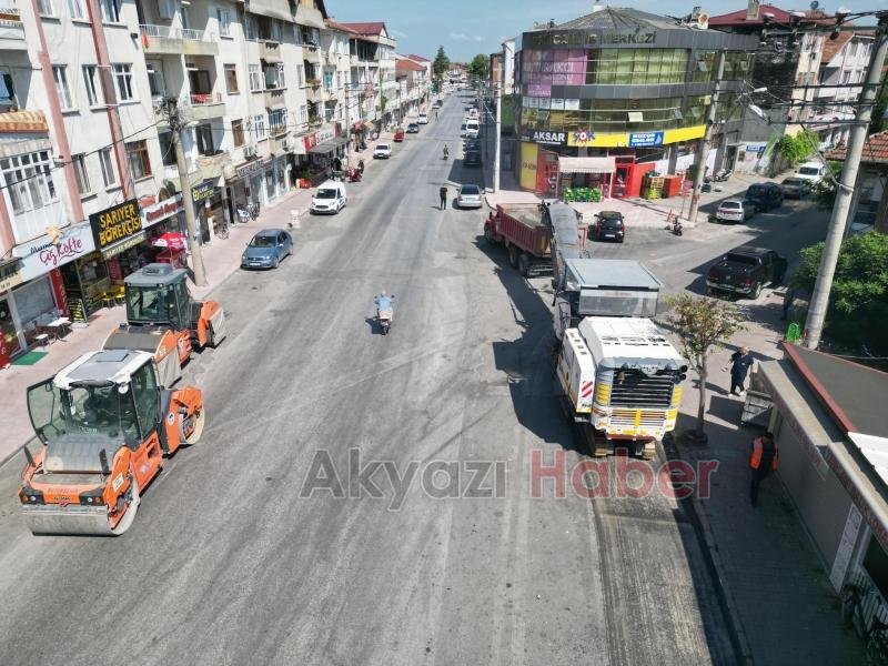 Akyazı Ormanköy ilçe girişi yenileniyor