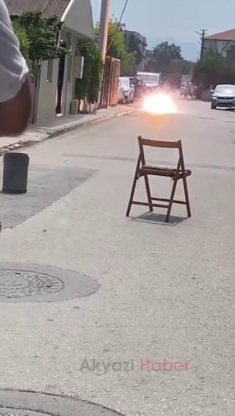 Sokakta panik anları