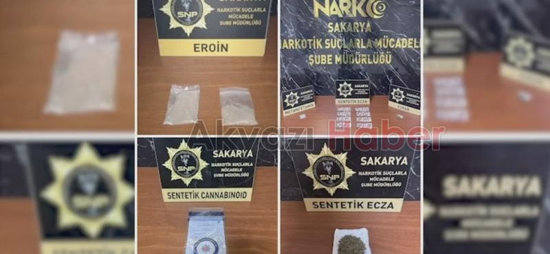 Adapazarı ve Erenler'de uyuşturucu baskınları