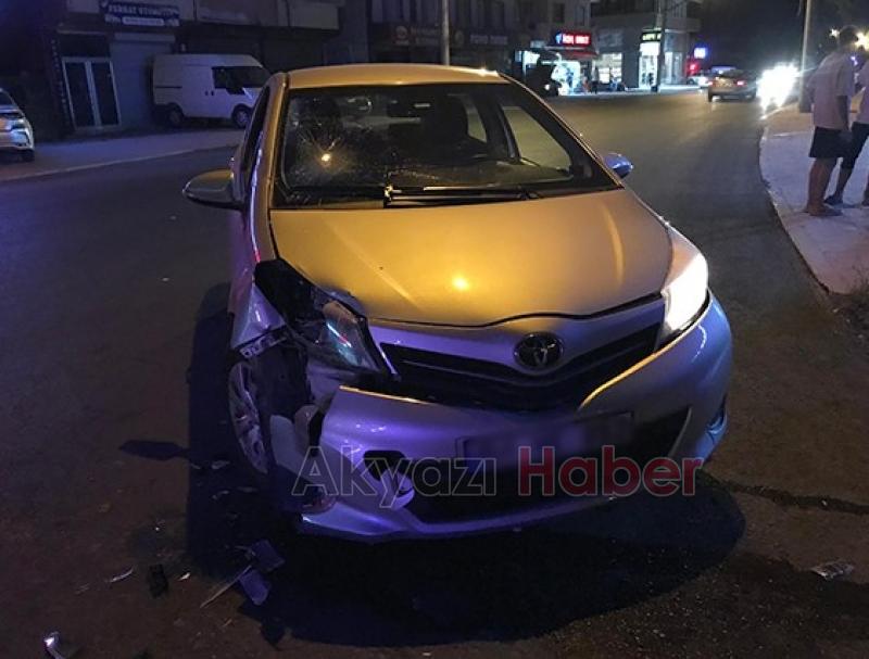 Ada Caddesinde kaza 2 yaralı