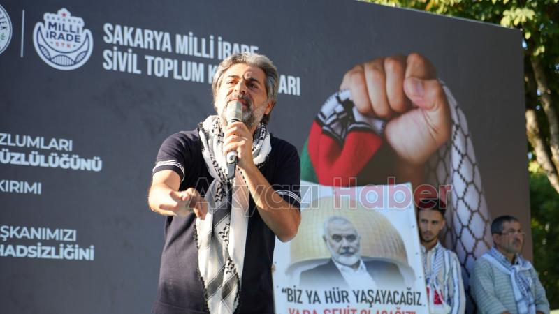 Gazze ve İsmail Haniye için yürüdüler