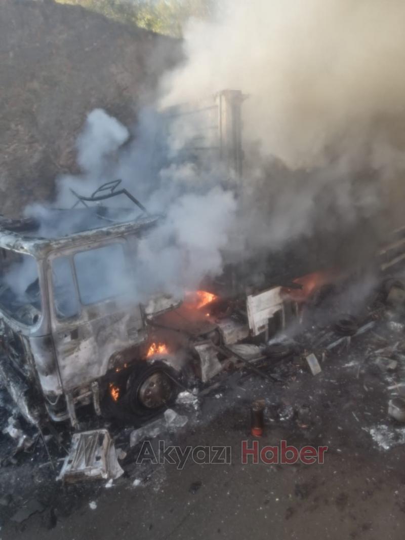 Tır küle döndü